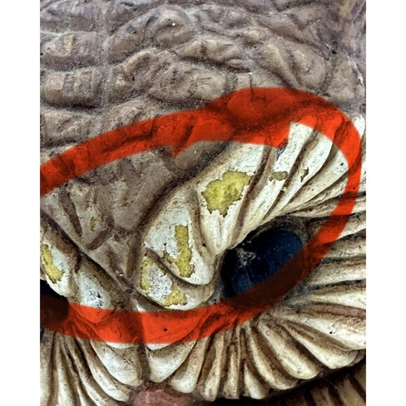 VTG HOMCO Owl Wall Plaques – Set of 2, Foam Brown & Cream, MCM Retro 5"x7" - Picture 10 of 10